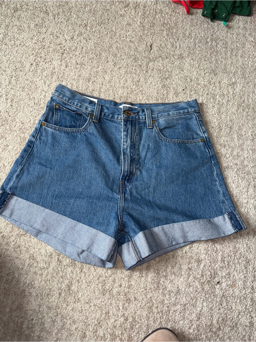 Levi's Blue Cuffed Denim Shorts Pokémon Edition